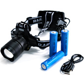 Фонарь налобн. Raffer GU-059 аккум.