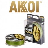*Леска плетёная AKKOI Mask Plexus 125m (green) d 0,16mm
